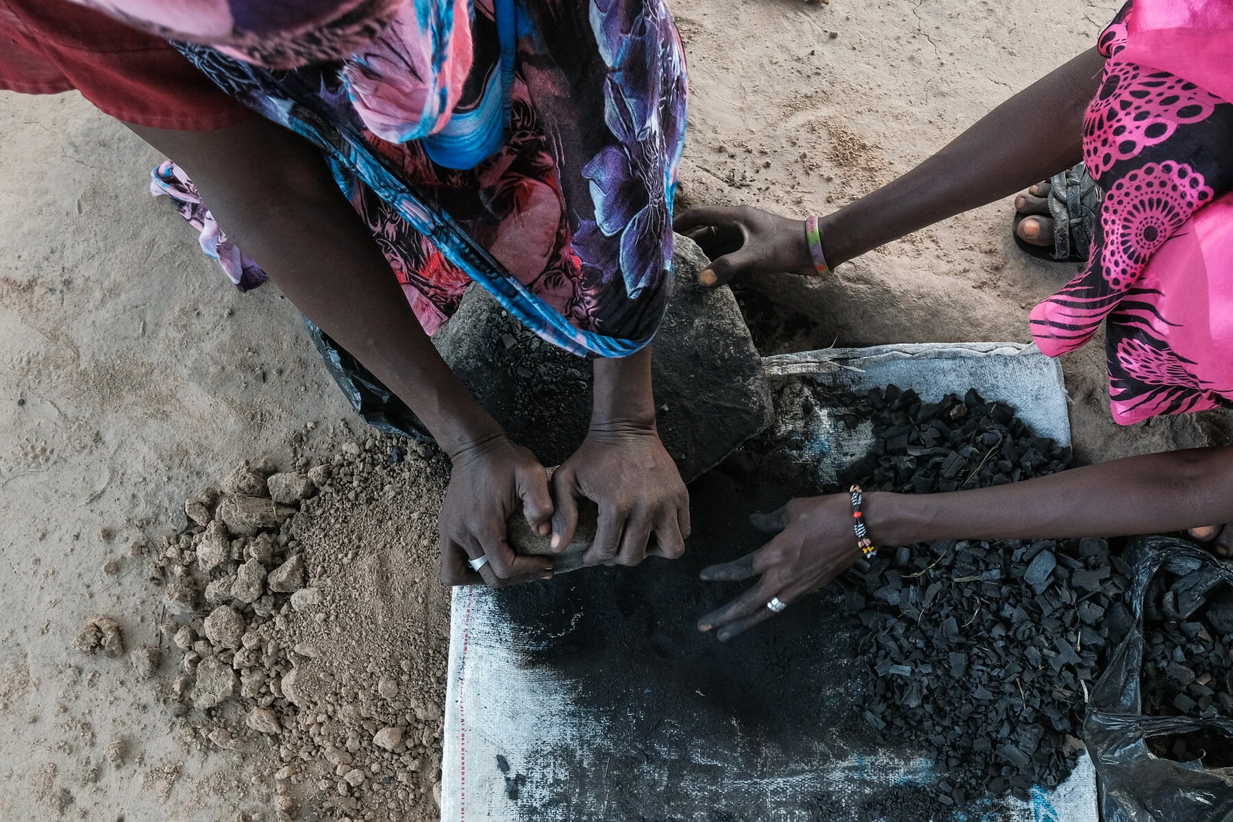 Turning Waste Into Charcoal in Uganda